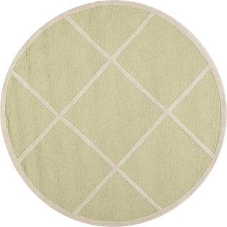 Safavieh Cambridge 136 Light Green/Ivory Area Rug Round