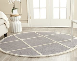 Safavieh Cambridge 136 Silver/Ivory Area Rug Room Scene