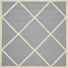 Safavieh Cambridge 136 Silver/Ivory Area Rug Square