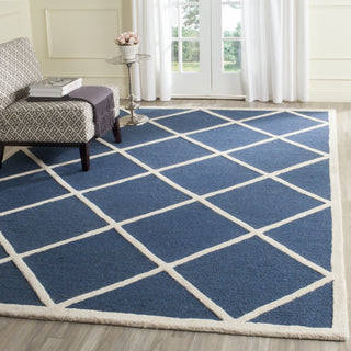 Safavieh Cambridge 136 Navy/Ivory Area Rug Room Scene