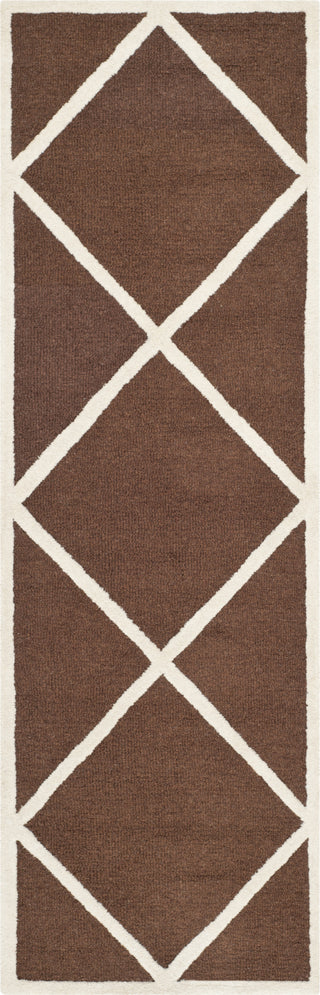 Safavieh Cambridge 136 Dark Brown/Ivory Area Rug Runner