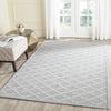 Safavieh Cambridge 137 Light Blue/Ivory Area Rug Room Scene