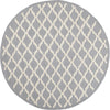 Safavieh Cambridge 137 Silver/Ivory Area Rug Round