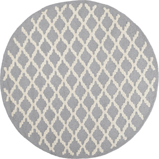 Safavieh Cambridge 137 Silver/Ivory Area Rug Round