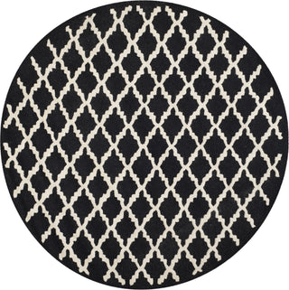 Safavieh Cambridge 137 Black/Ivory Area Rug Round