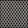 Safavieh Cambridge 137 Black/Ivory Area Rug Square
