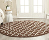 Safavieh Cambridge 137 Dark Brown/Ivory Area Rug Room Scene