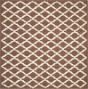Safavieh Cambridge 137 Dark Brown/Ivory Area Rug Square
