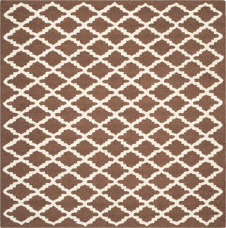 Safavieh Cambridge 137 Dark Brown/Ivory Area Rug Square