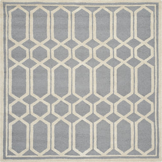 Safavieh Cambridge 138 Silver/Ivory Area Rug Square