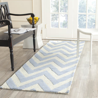 Safavieh Cambridge 139 Light Blue/Ivory Area Rug Room Scene