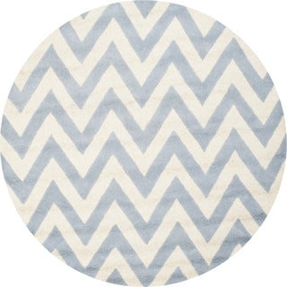 Safavieh Cambridge 139 Light Blue/Ivory Area Rug Round