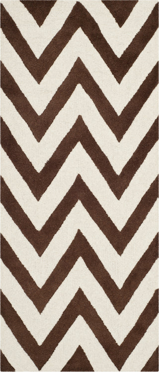 Safavieh Cambridge 139 Dark Brown/Ivory Area Rug 