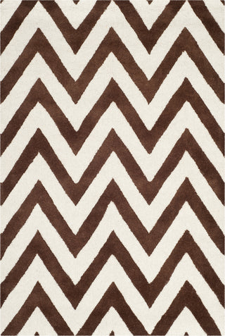 Safavieh Cambridge 139 Dark Brown/Ivory Area Rug Main