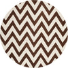 Safavieh Cambridge 139 Dark Brown/Ivory Area Rug Round