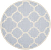 Safavieh Cambridge 140 Light Blue/Ivory Area Rug Round