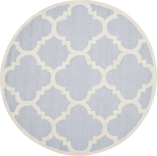 Safavieh Cambridge 140 Light Blue/Ivory Area Rug Round