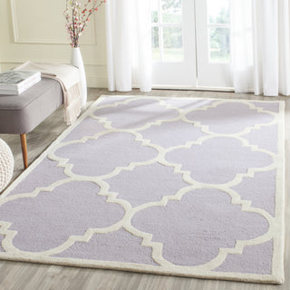 Safavieh Cambridge 140 Lavander/Ivory Area Rug Room Scene Feature