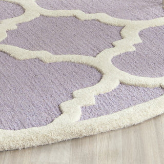 Safavieh Cambridge 140 Lavander/Ivory Area Rug Detail