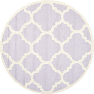 Safavieh Cambridge 140 Lavander/Ivory Area Rug Round