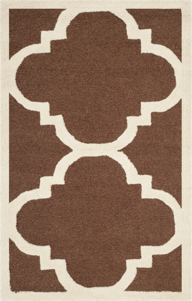Safavieh Cambridge 140 Dark Brown/Ivory Area Rug main image
