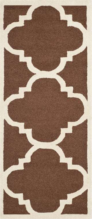 Safavieh Cambridge 140 Dark Brown/Ivory Area Rug 