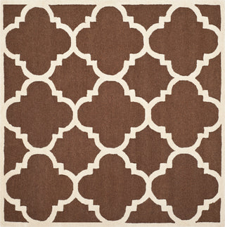 Safavieh Cambridge 140 Dark Brown/Ivory Area Rug Square