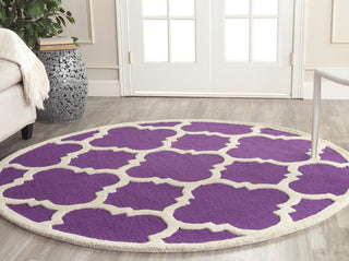 Safavieh Cambridge 140 Purple/Ivory Area Rug Room Scene