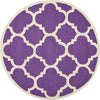 Safavieh Cambridge 140 Purple/Ivory Area Rug Round