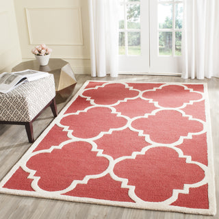 Safavieh Cambridge 140 Rust/Ivory Area Rug Room Scene Feature