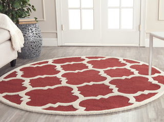 Safavieh Cambridge 140 Rust/Ivory Area Rug Room Scene