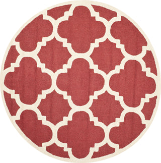 Safavieh Cambridge 140 Rust/Ivory Area Rug Round