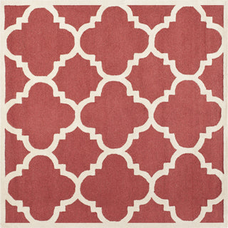 Safavieh Cambridge 140 Rust/Ivory Area Rug Square