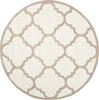 Safavieh Cambridge 140 Ivory/Beige Area Rug Round
