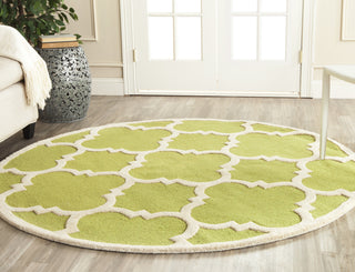 Safavieh Cambridge 140 Green/Ivory Area Rug Room Scene