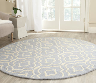 Safavieh Cambridge 141 Light Blue/Ivory Area Rug Room Scene