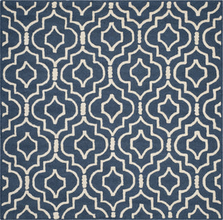 Safavieh Cambridge 141 Navy Blue/Ivory Area Rug Square