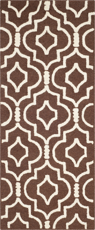 Safavieh Cambridge 141 Dark Brown/Ivory Area Rug 