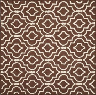 Safavieh Cambridge 141 Dark Brown/Ivory Area Rug Square