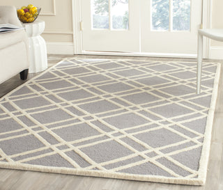 Safavieh Cambridge 142 Silver/Ivory Area Rug Room Scene Feature