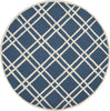 Safavieh Cambridge 142 Navy Blue/Ivory Area Rug Round