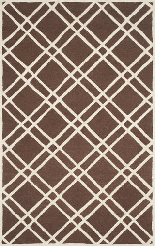 Safavieh Cambridge 142 Dark Brown/Ivory Area Rug Main