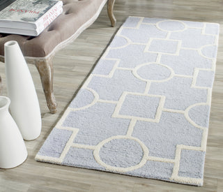 Safavieh Cambridge 143 Light Blue/Ivory Area Rug Room Scene