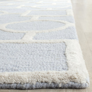 Safavieh Cambridge 143 Light Blue/Ivory Area Rug Detail