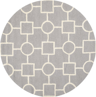 Safavieh Cambridge 143 Silver/Ivory Area Rug Round