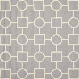 Safavieh Cambridge 143 Silver/Ivory Area Rug Square