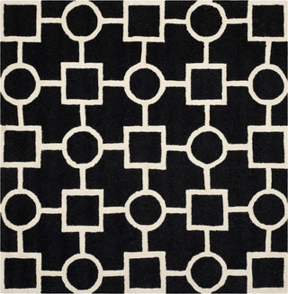 Safavieh Cambridge 143 Black/Ivory Area Rug Square