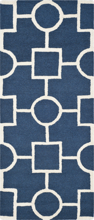 Safavieh Cambridge 143 Navy Blue/Ivory Area Rug 