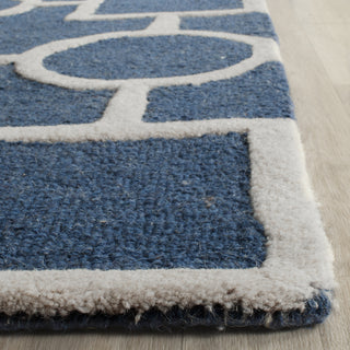 Safavieh Cambridge 143 Navy Blue/Ivory Area Rug Detail