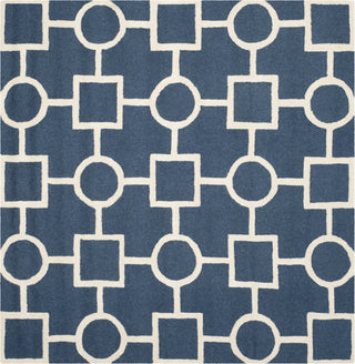 Safavieh Cambridge 143 Navy Blue/Ivory Area Rug Square